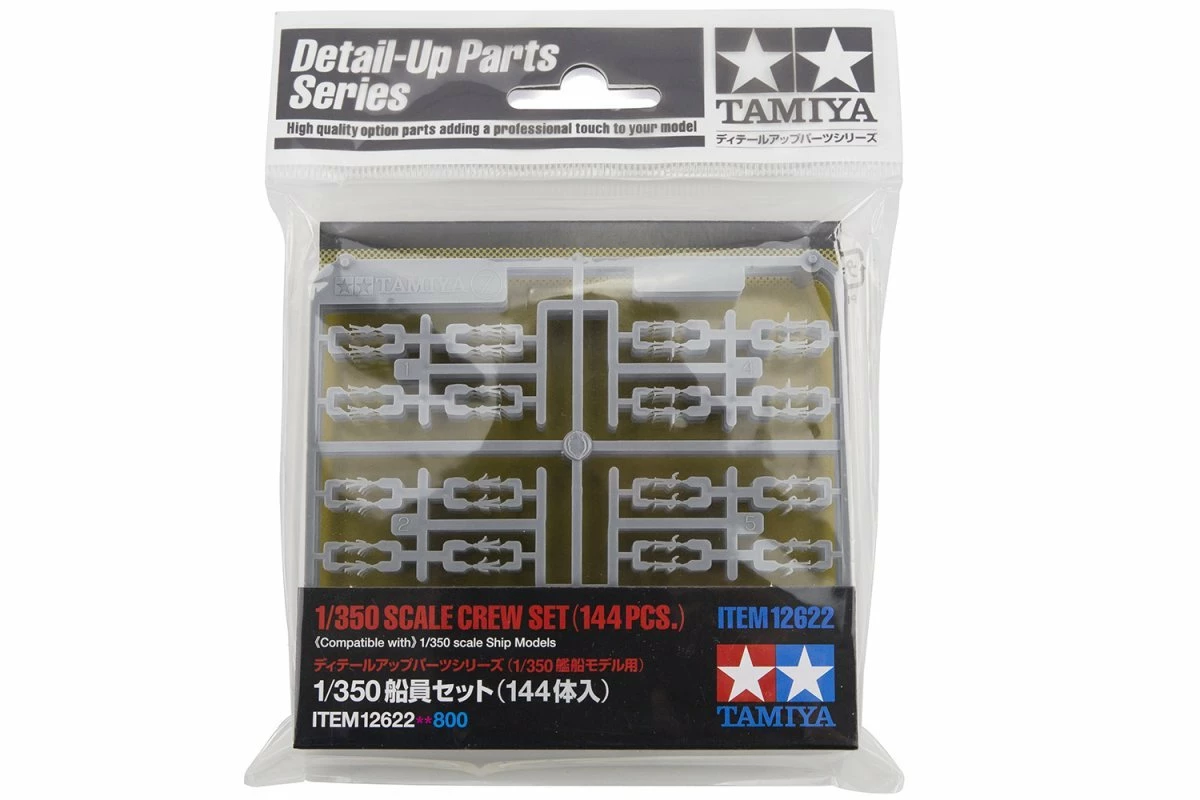 12622 | Tamiya 1/350 Scale Ship Crew Set Scaled Plastic Model Kit