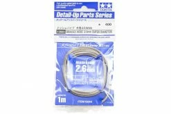 12663 | Tamiya Braided Hose 2.6mm (Outer Diameter)