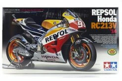 14130 | Tamiya 1/12 Repsol Honda RC212V 14 Motorcycle Plastic Model Kit