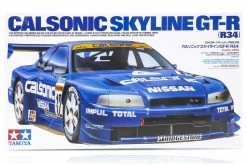 24219 | Tamiya 1/24 Nissan Skyline R34 GT-R Calsonic Scaled Plastic Model Kit