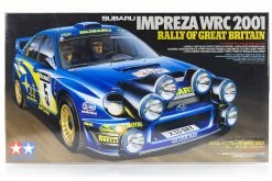 24250 | Tamiya 1/24 Subaru Impreza WRC '01 Rally Of Great Britain Scaled Plastic Model Kit
