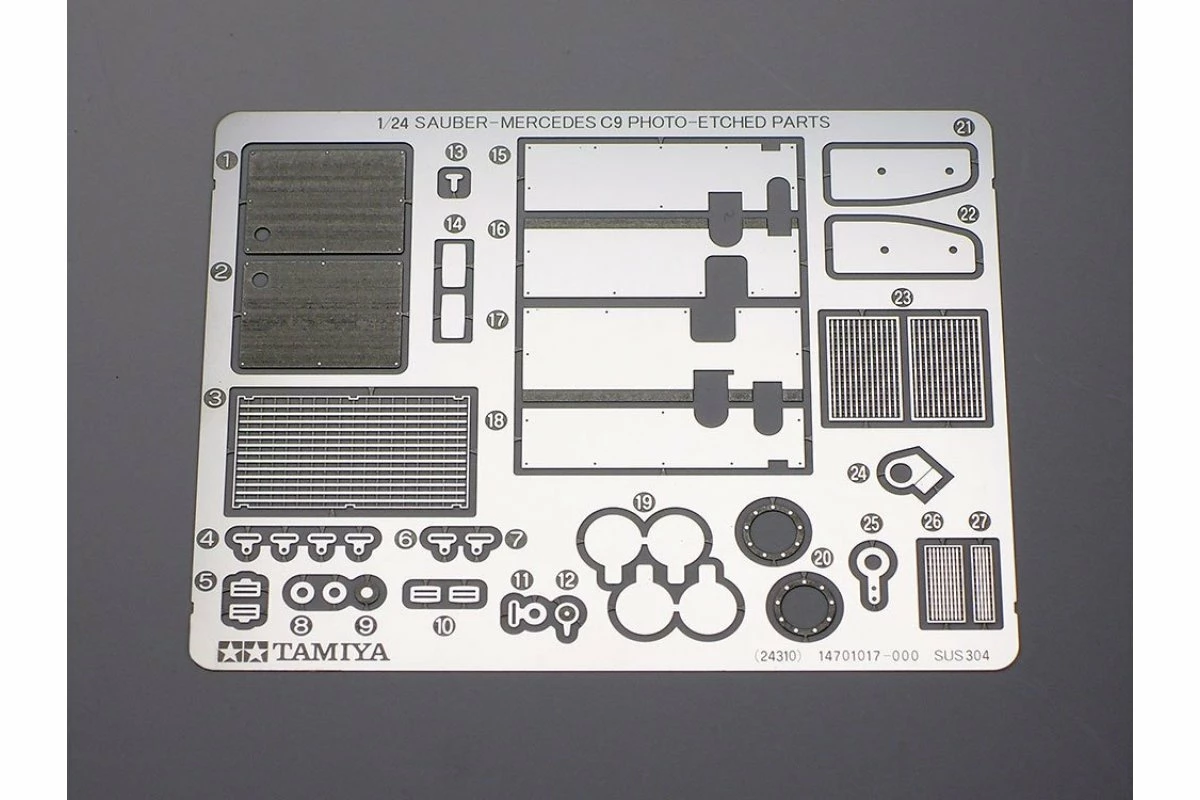 24359 | Tamiya 1/24 1989 Sauber-Mercedes C9 Scaled Plastic Model Kit - Image 7