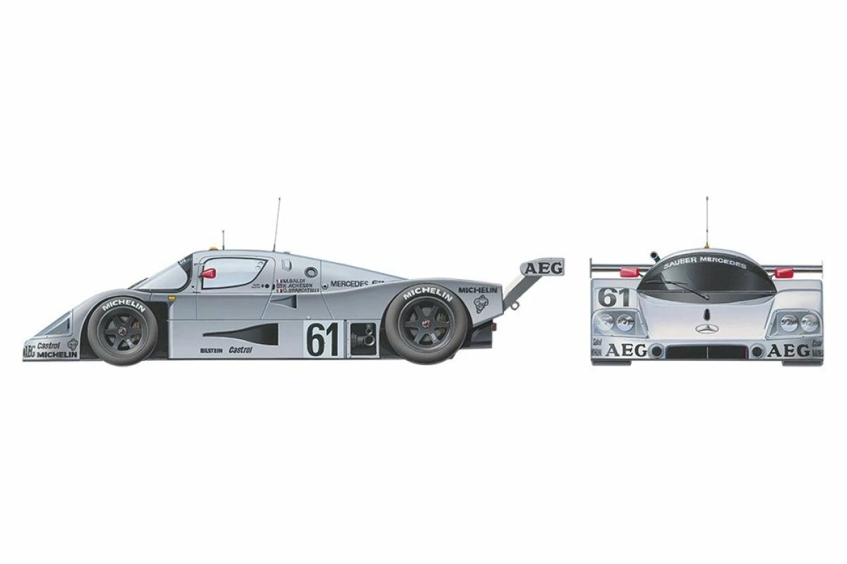 24359 | Tamiya 1/24 1989 Sauber-Mercedes C9 Scaled Plastic Model Kit - Image 9