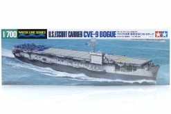 31711 | Tamiya 1/700 U.S. CVE-9 Bogue Escort Carrier (Waterline Series) Plastic Model Kit
