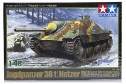 32511 | Tamiya 1/48 German Jagdpanzer 38(t) Hetzer Scaled Plastic Model Kit