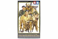 32526 | Tamiya 1/48 British WWII Infantry Set (European Campaign) Scaled Plastic Model Kit