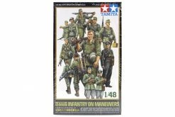 32530 | Tamiya 1/48 German WWII Infantry On Maneuvers Scaled Plastic Model Kit