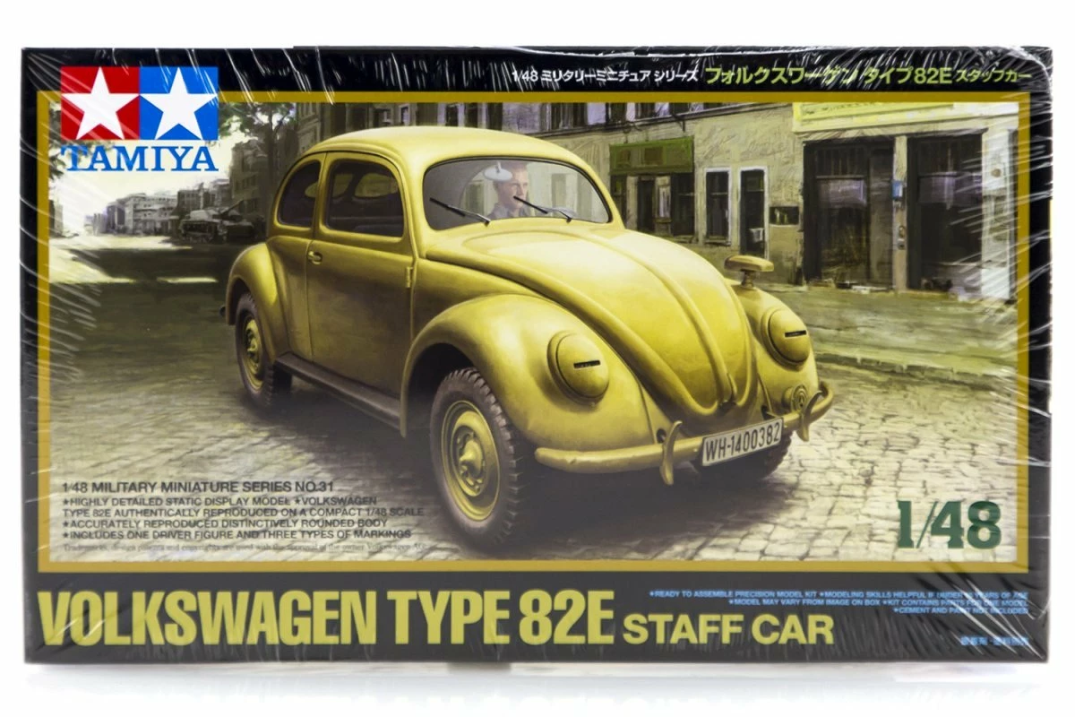 32531 | Tamiya 1/48 Volkswagen Type 82E Scaled Plastic Model Kit