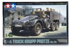 32534 | Tamiya 1/48 German Krupp Protze 6x4 Truck (Kfz.70) Scaled Plastic Model Kit