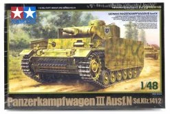 32543 | Tamiya 1/48 Panzerkampfwagen III Ausf.N (Sd.Kfz.141/2) Plastic Model Kit