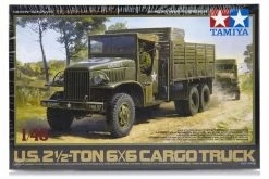 32548 | Tamiya 1/48 U.S. 2.5 Ton 6x6 Cargo Truck Plastic Model Kit