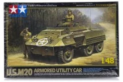 32556 | Tamiya 1/48 U.S. M20 Armored Utility Car Scaled Plastic Model Kit