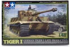 32575 | Tamiya 1/48 German Tiger I Late Production Plastic Model Kit