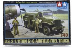 32579 | Tamiya 1/48 U.S. 2.5 Ton 6x6 Airfield Fuel Truck Plastic Model Kit