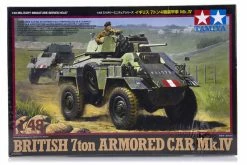 32587 | Tamiya 1/48 British 7 Ton Armored Car Mk.IV Scaled Plastic Model Kit