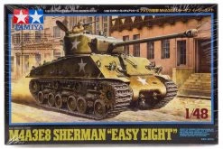 32595 | Tamiya 1/48 U.S. M4A3 Sherman Tank Scaled Plastic Model Kit