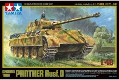32597 | Tamiya 1/48 German Panther Ausf.D Tank Scaled Plastic Model Kit