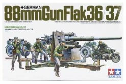 35017 | Tamiya 1/35 German 88mm Flak36/37 Scaled Plastic Model Kit