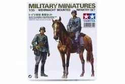 35053 | Tamiya 1/35 German Wehrmacht Mounted Infantry Set Scaled Plastic Model Kit