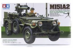 35125 | Tamiya 1/35 U.S. M151A2 W/ Tow Missile Launcher (M220 Tracking System) Truck Scaled Plastic Model Kit