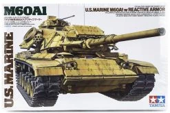 35157 | Tamiya 1/35 U.S. M60A1 W/ Reactive Armor Tank Plastic Model Kit