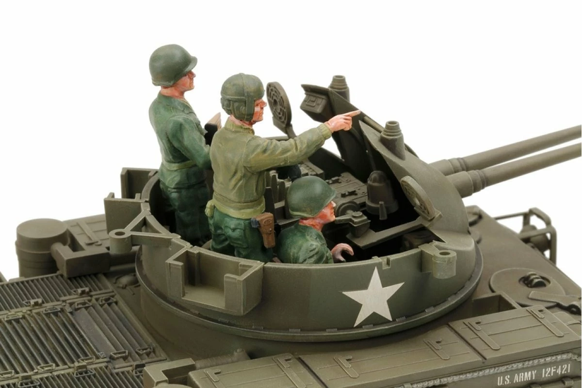 35161 | Tamiya 1/35 U.S. M42 Duster Self-Propelled Anti-Aircraft Gun Scaled Plastic Model Kit - Image 3