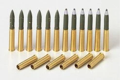 35191 | Tamiya 1/35 M4 Sherman Brass 75mm Projectiles
