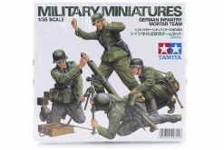 35193 | Tamiya 1/35 German Infantry Mortar Team Scaled Plastic Model Kit