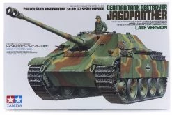 35203 | Tamiya 1/35 German Jagdpanther Tank Destroyer (Sd.Kfz.173) Late Version Scaled Plastic Model Kit