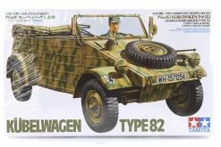 35213 | Tamiya 1/35 German Pkw. Kubelwagen Type 82 Truck Scaled Plastic Model Kit