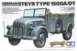 35225 | Tamiya 1/35 German Steyr Type 1500A/01 Truck (s.gl.Pkw) Scaled Plastic Model Kit