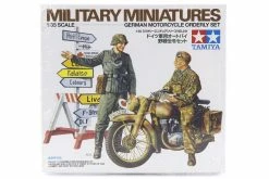 35241 | Tamiya 1/35 German Motorcycle Orderly Set Scaled Plastic Model Kit