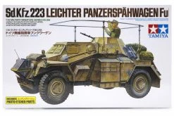 35268 | Tamiya 1/35 German Leichter Panzerspahwagen (Fu) (Sd.Kfz. 223) Scaled Plastic Model Kit