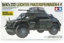 35270 | Tamiya 1/35 German Leichter Panzerspahwagen (4X4) (Sd.Kfz. 222) Scaled Plastic Model Kit