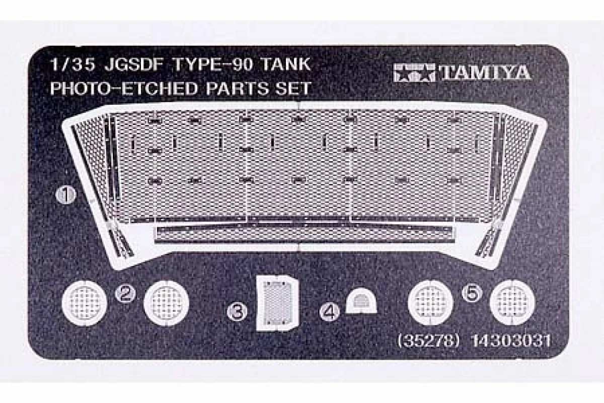 35278 | Tamiya 1/35 JGSDF Type 90 Photo Etched Parts Set