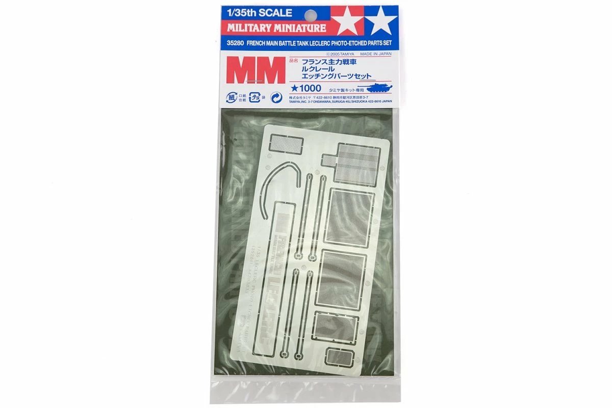 35280 | Tamiya 1/35 French Leclerc Main Battle Tank Photo Etched Grille Set