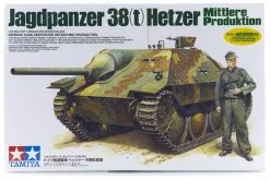 35285 | Tamiya 1/35 German Jagdpanzer 38(t) Hetzer Tank Scaled Plastic Model Kit