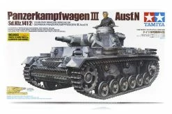 35290 | Tamiya 1/35 German Panzerkampfwagen III Ausf.N (Sd.Kfz.141/2) Tank Scaled Plastic Model Kit