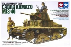 35296 | Tamiya 1/35 Italian Carro Armato M13/40 Medium Tank Scaled Plastic Model Kit