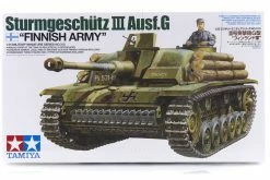 35310 | Tamiya 1/35 Finnish Sturmgeschutz III Ausf. G Tank Scaled Plastic Model Kit