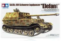 35325 | Tamiya 1/35 German Schwerer Jagdpanzer (Sk.Kfz.184) "Elefant" Tank Scaled Plastic Model Kit