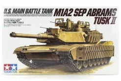 35326 | Tamiya 1/35 U.S. M1A2 Sep Abrams TUSK II Tank Scaled Plastic Model Kit