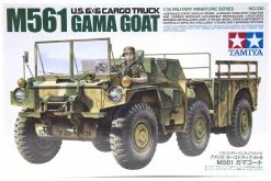 35330 | Tamiya 1/35 U.S. M561 Gama Goat 6x6 Cargo Truck Scaled Plastic Model Kit