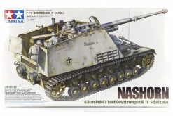 35335 | Tamiya 1/35 German Nashorn Anti-Tank (Sd. Kfz. 164) Self-Propelled Gun Scaled Plastic Model Kit
