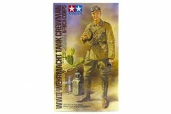 36310 | Tamiya 1/16 German WWII Africa Corps Wehrmacht Tank Crewman Scaled Plastic Model Kit