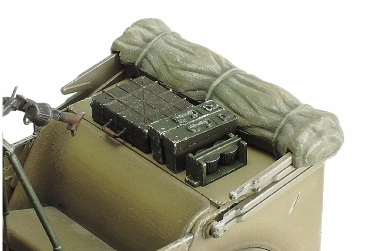 37015 | Tamiya 1/35 German Horch KFZ.15 "North Africa Campaign" Scaled Plastic Model Kit - Image 3