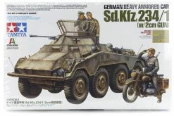 37019 | Tamiya 1/35 German (Sd.Kfz. 234/1) Heavy Armored Car Scaled Plastic Model Kit