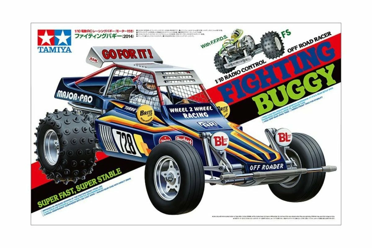 47304 | Tamiya 1/10 Fighting Buggy (2014) 2WD Electric Off Road RC Buggy Kit - Image 8