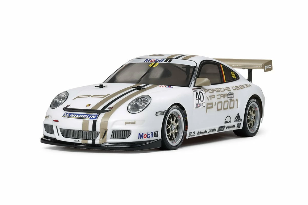 47429 | Tamiya 1/10 TT-01E Porsche 911 GT3 Cup 08 Electric On Road RC Car Kit