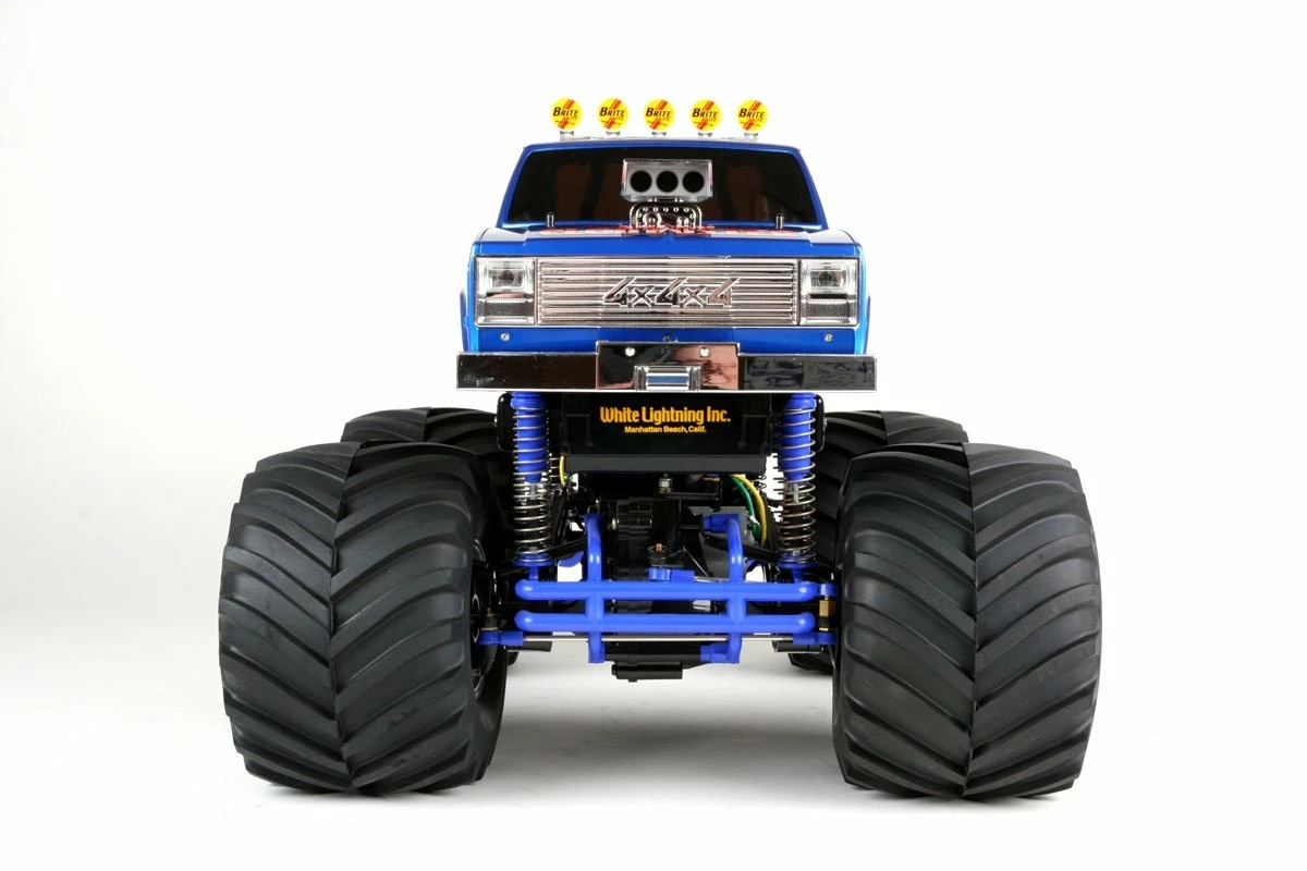 47432 | Tamiya 1/10 Super Clod Buster 4WS Electric 4WD RC Monster Truck Kit - Black - Image 4